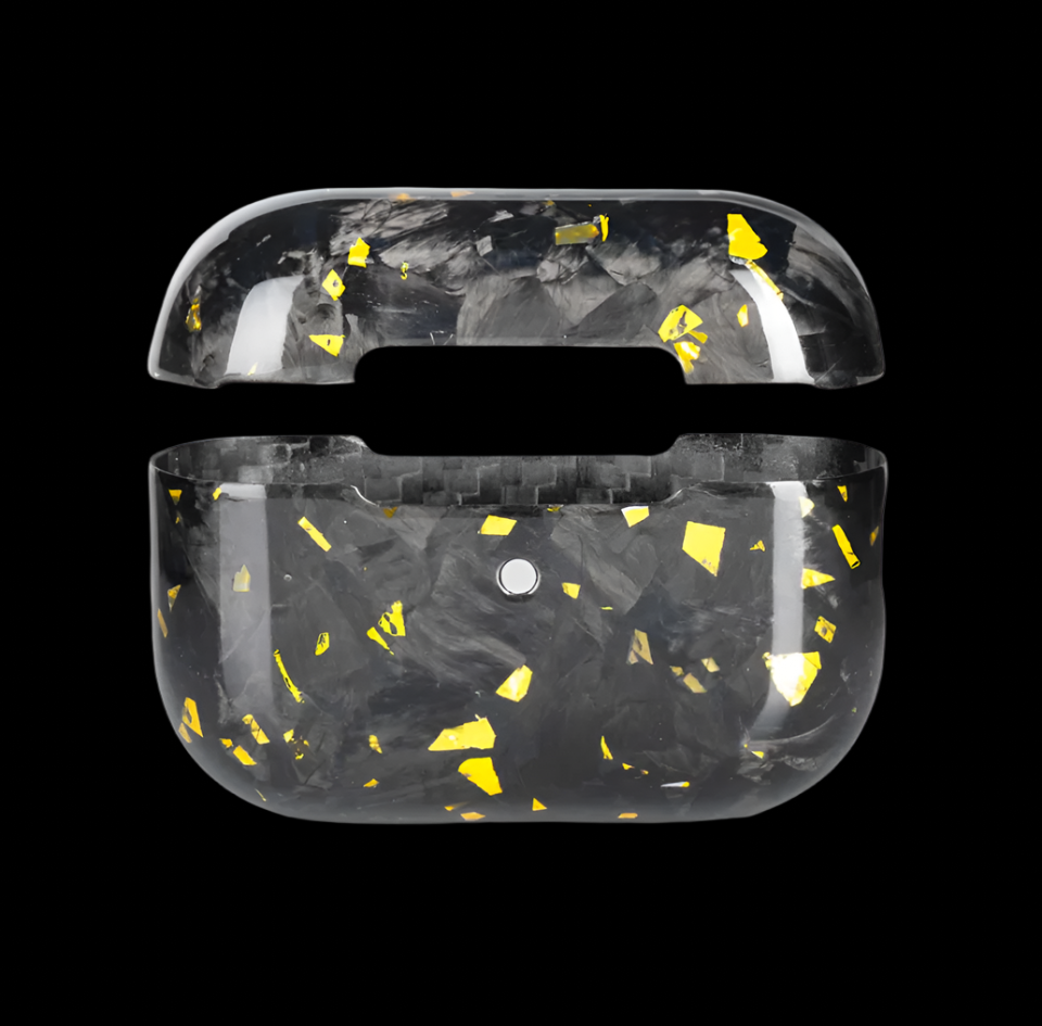 Gloss forged carbon fiber AirPods case