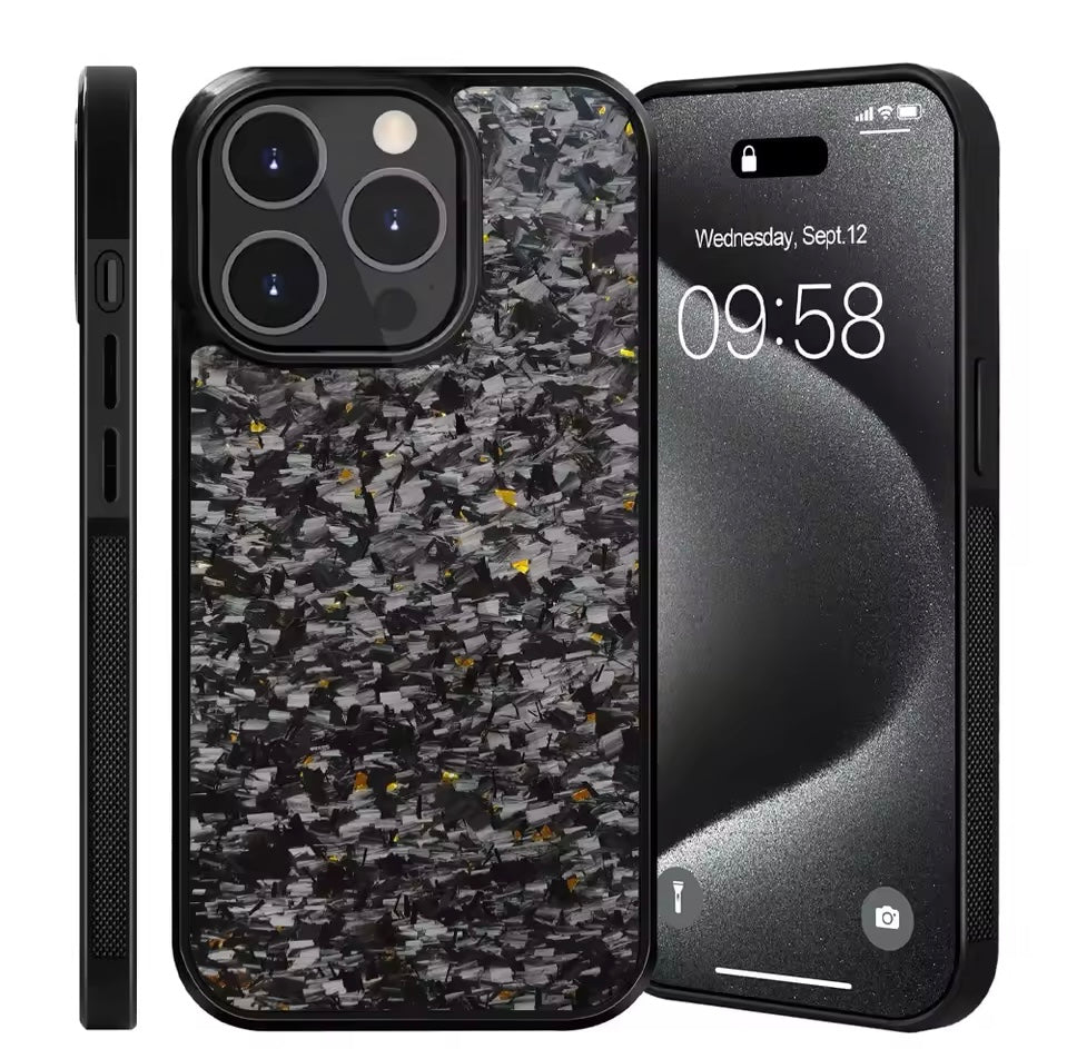 forged carbon fiber phone case